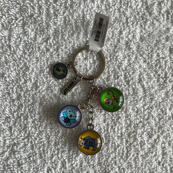 SDZWA X BRITTO Multicolor Animal Enamel Keyring Keychain - Picture 5 of 10
